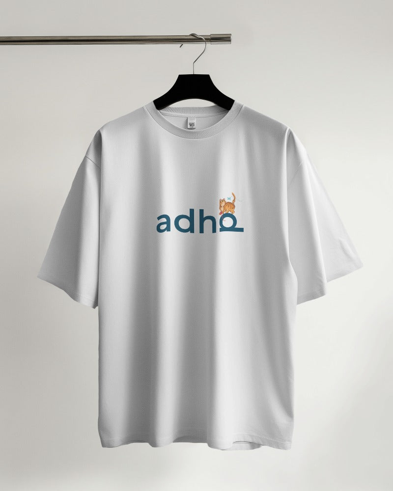 ADHD Cat - Oversized T-Shirt