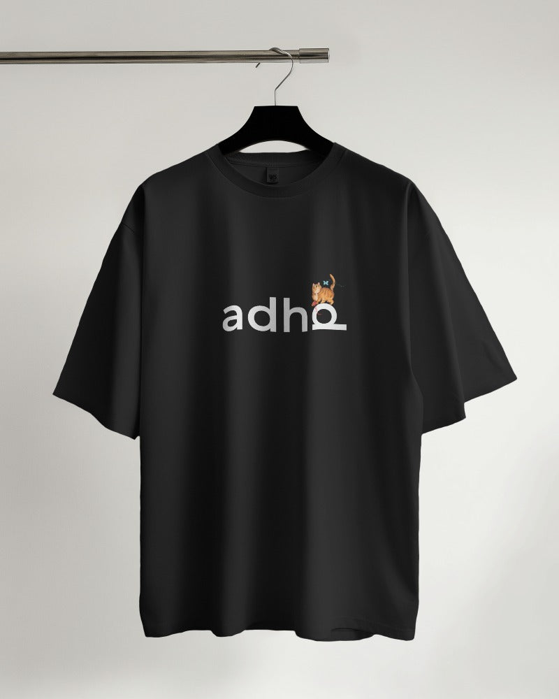 ADHD Cat - Oversized T-Shirt