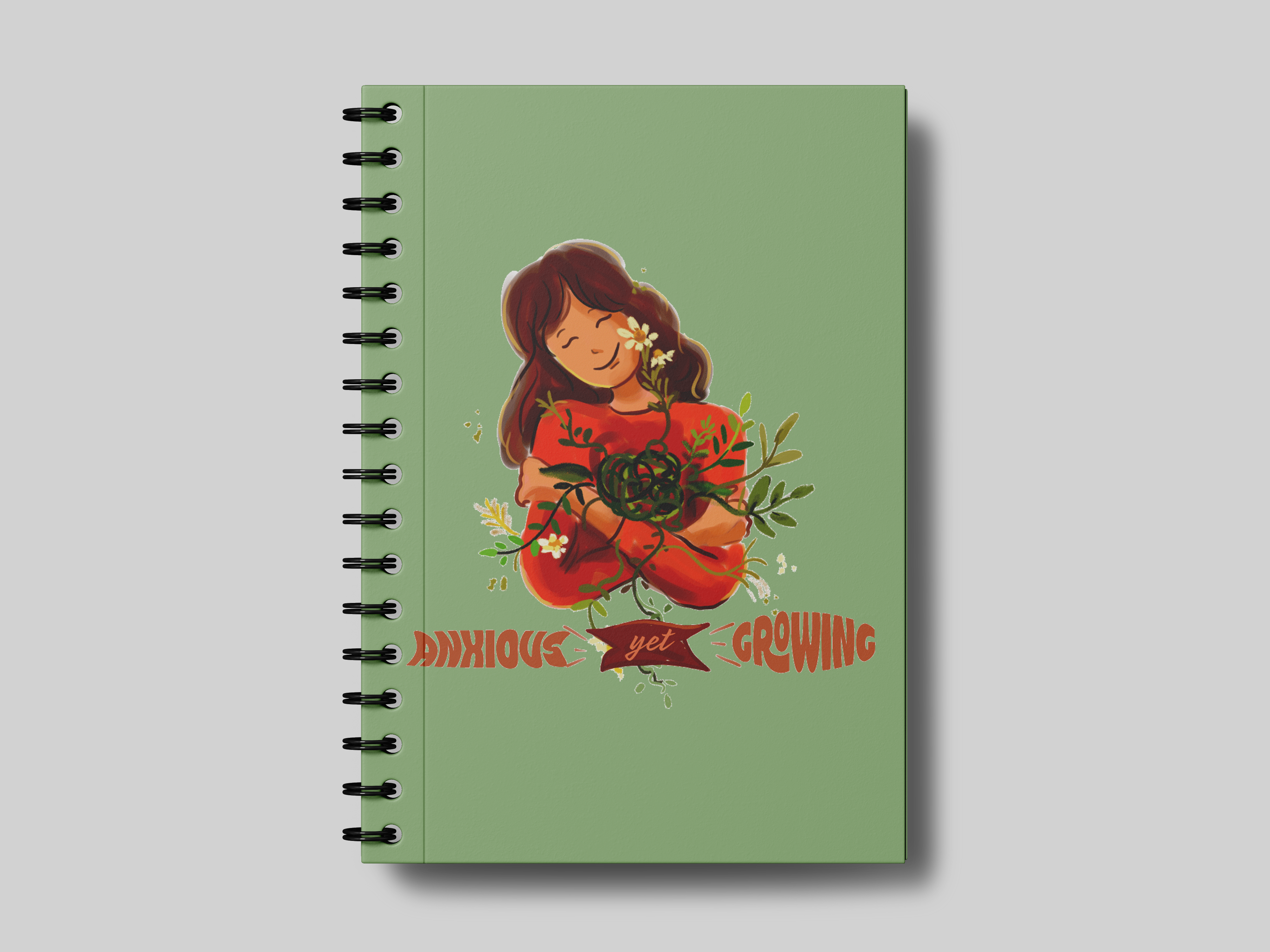 Anxious Yet Growing - Notebook