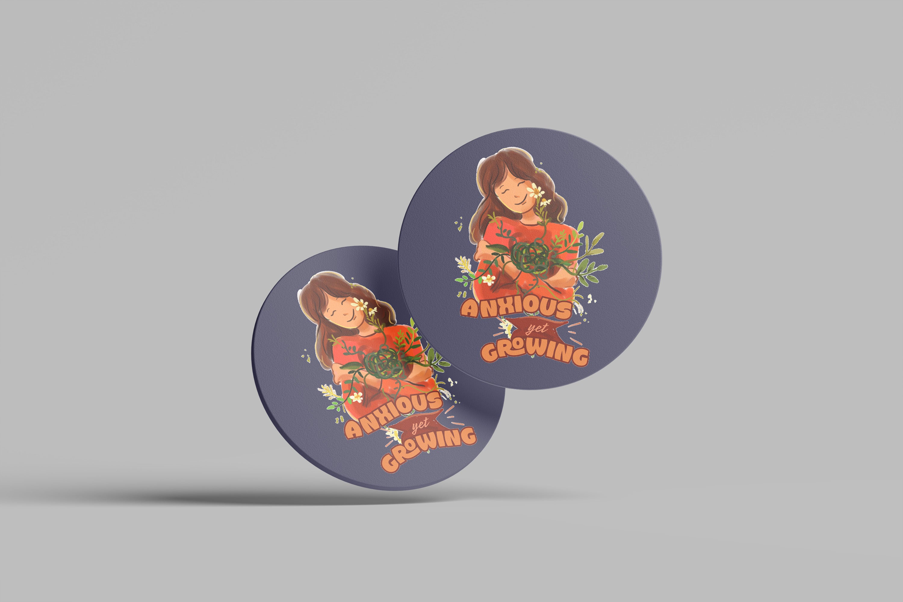 Anxious Yet Growing - Coaster