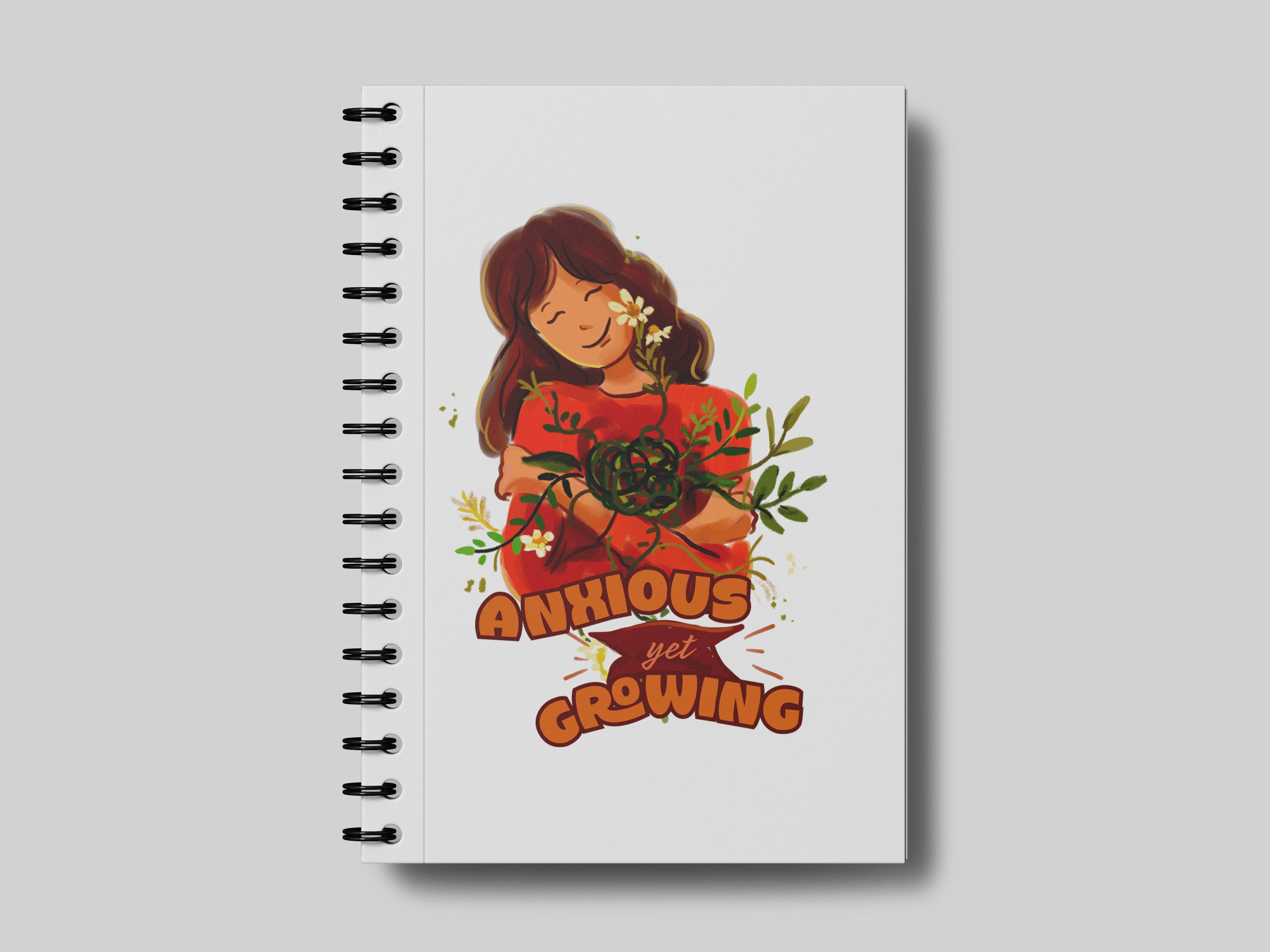 Anxious Yet Growing - Notebook