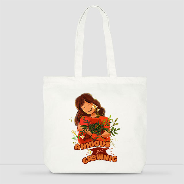 Anxious Yet Growing - Tote Bag (Large)