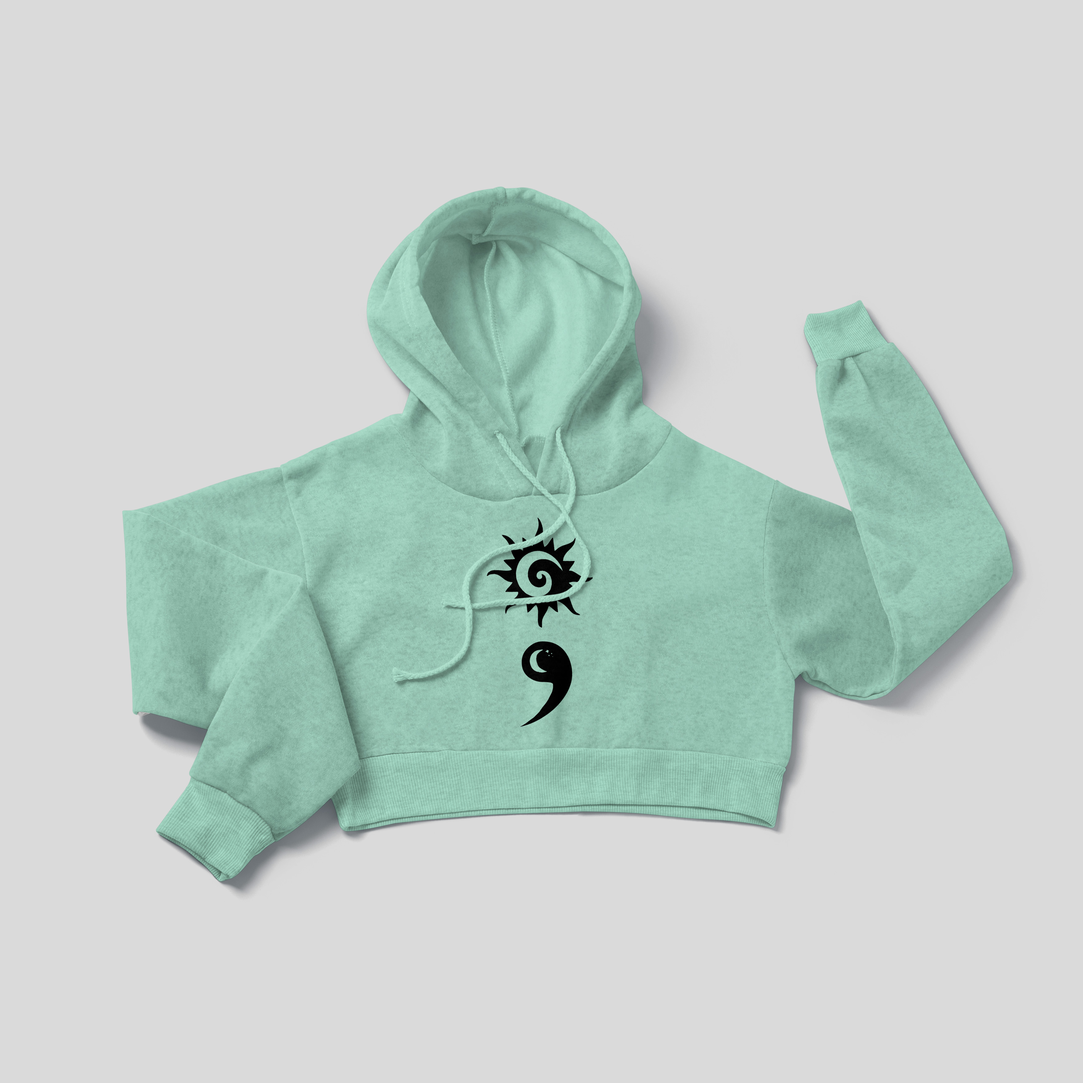 Celtic Sun - Crop Hoodie