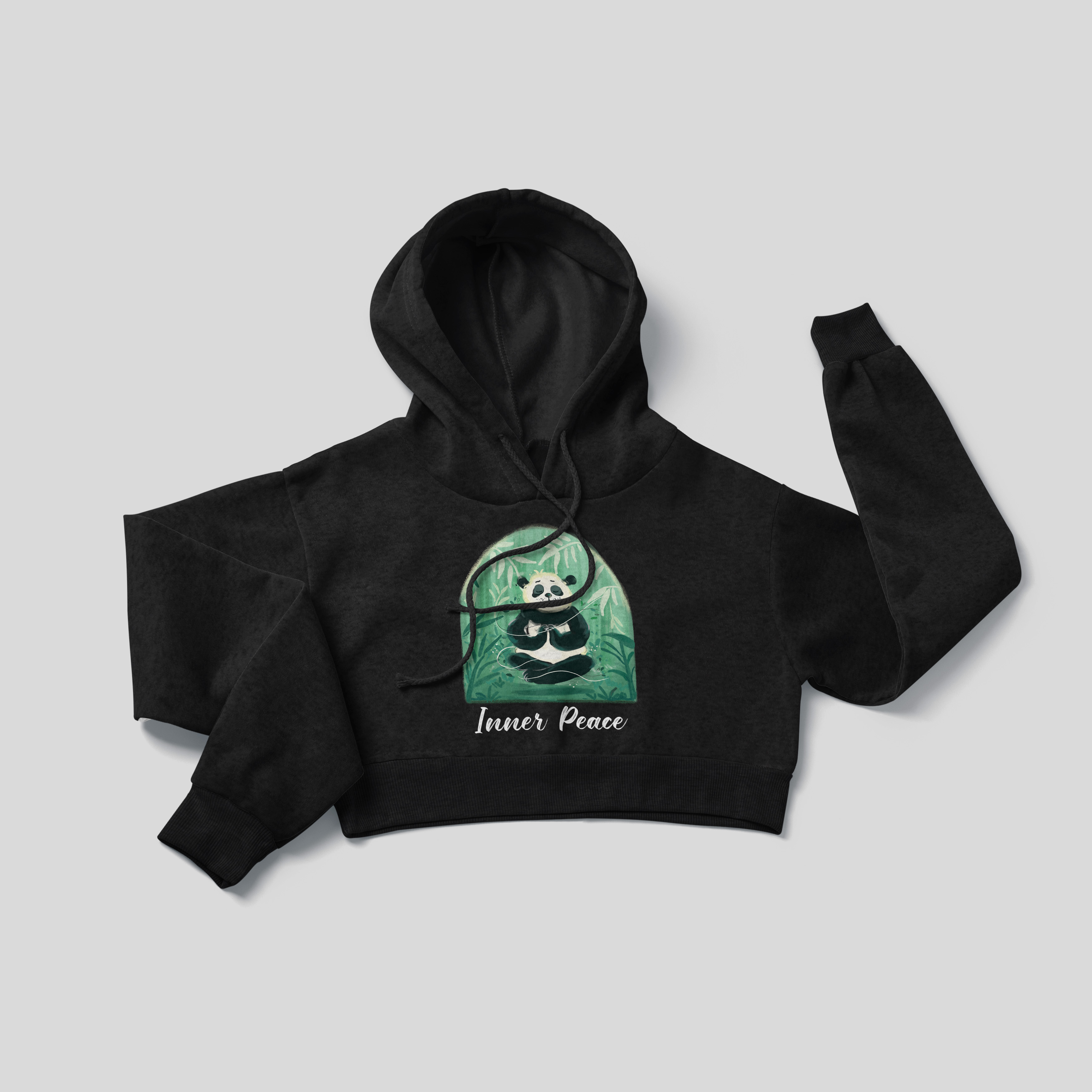 Inner Peace - Crop Hoodie