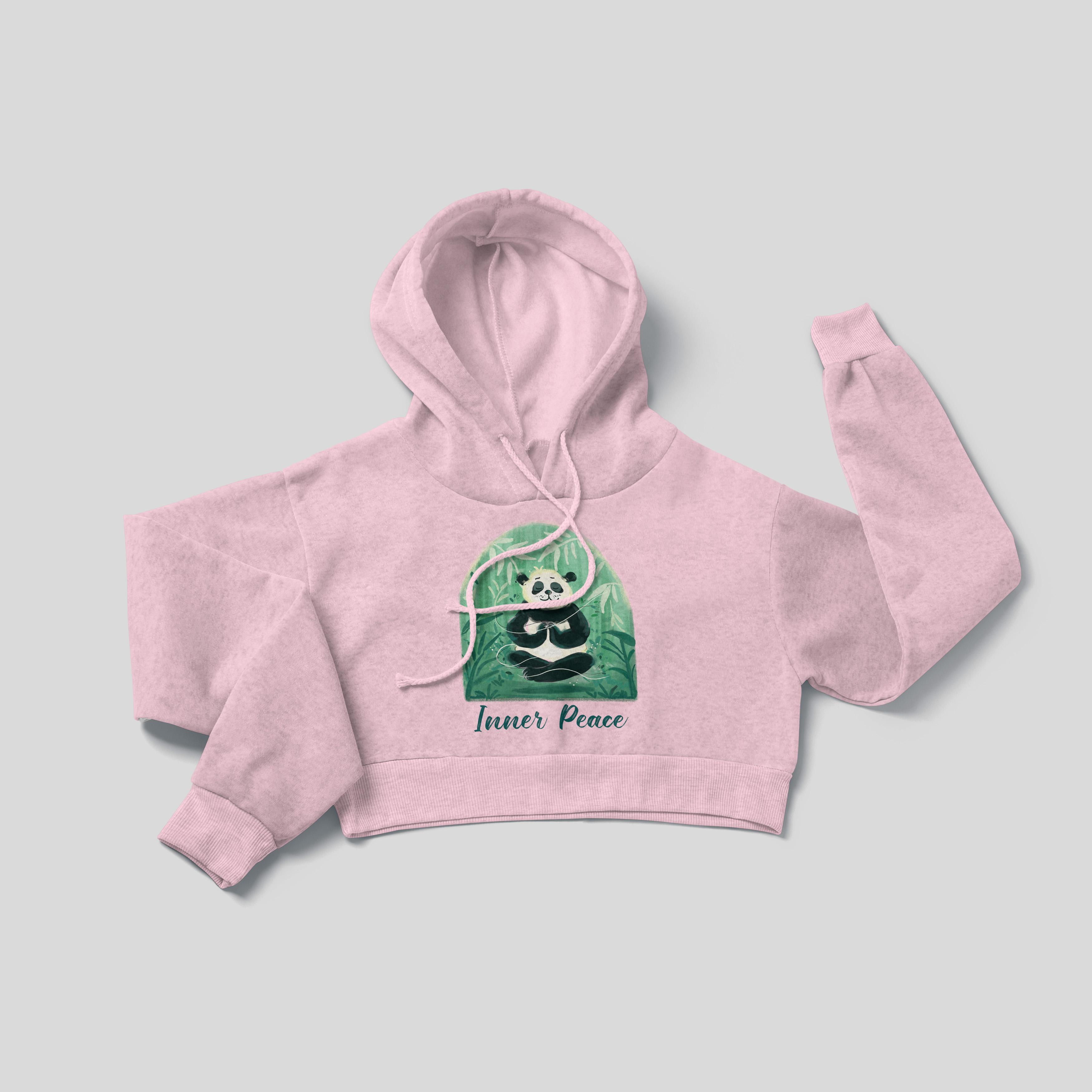 Inner Peace - Crop Hoodie