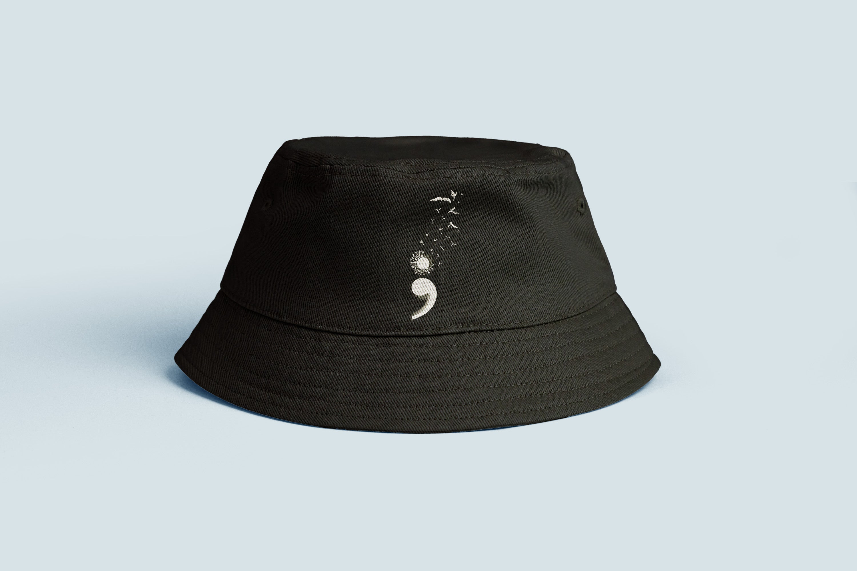 Semicolon Dandelion - Bucket Hat