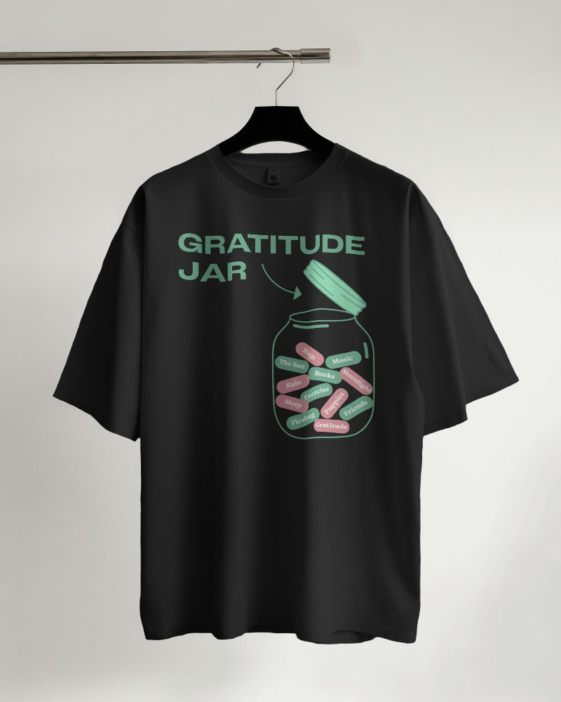 Gratitude Jar - Oversized Tshirt