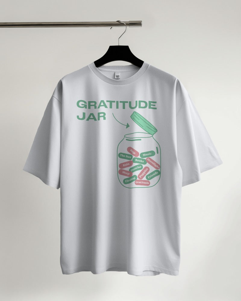 Gratitude Jar - Oversized Tshirt