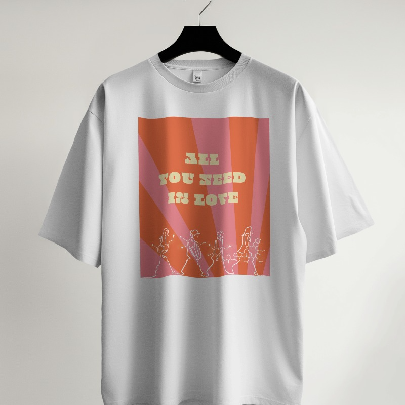 All You Need Is Love 1 - Oversized Tshirt