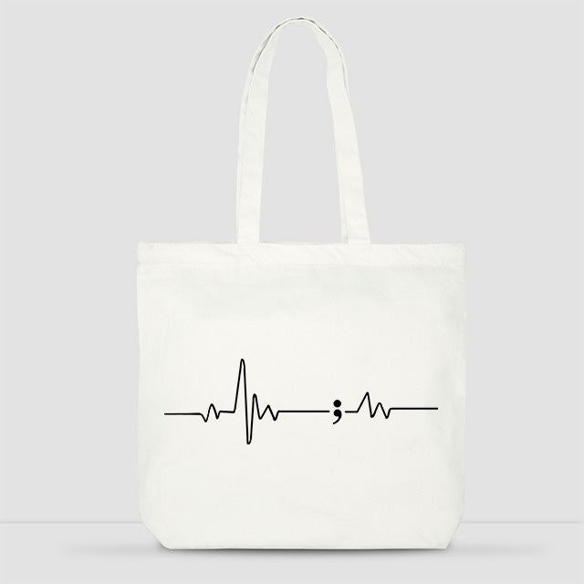 Heartbeat - Tote Bag (Large)