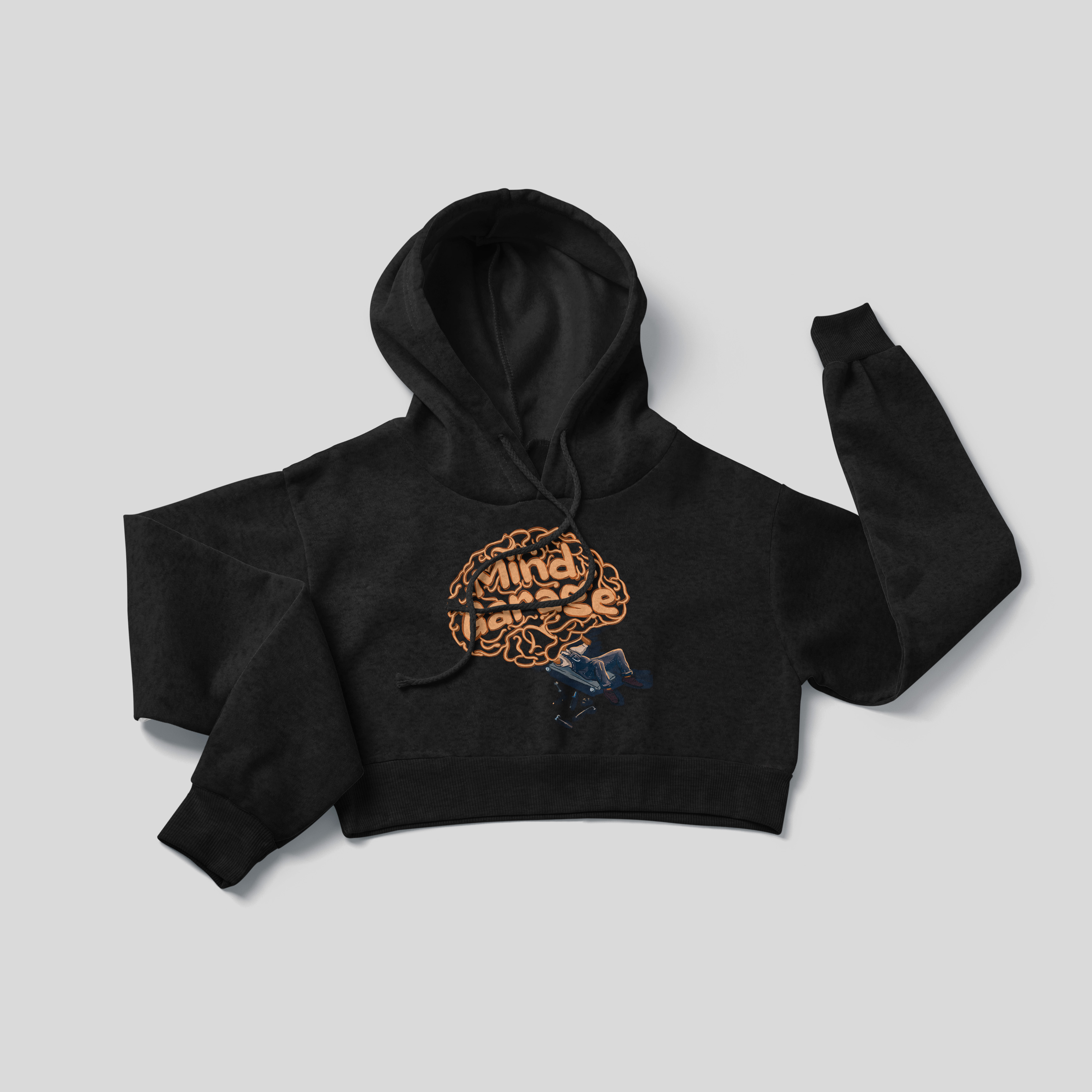 Mind Garage - Crop Hoodie