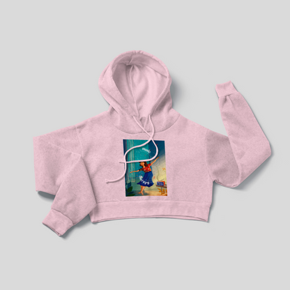Music Therapy - Crop Hoodie