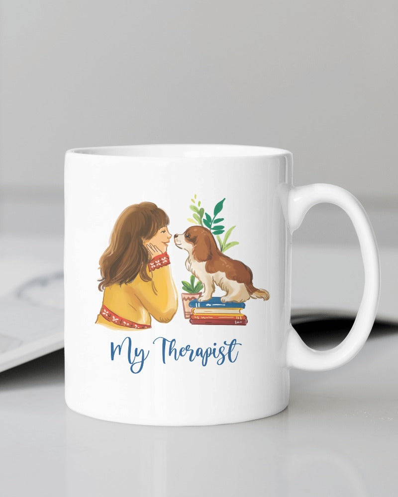 My Dog, the Therapist - Mug