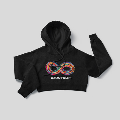 Neurodivergent 1 - Crop Hoodie
