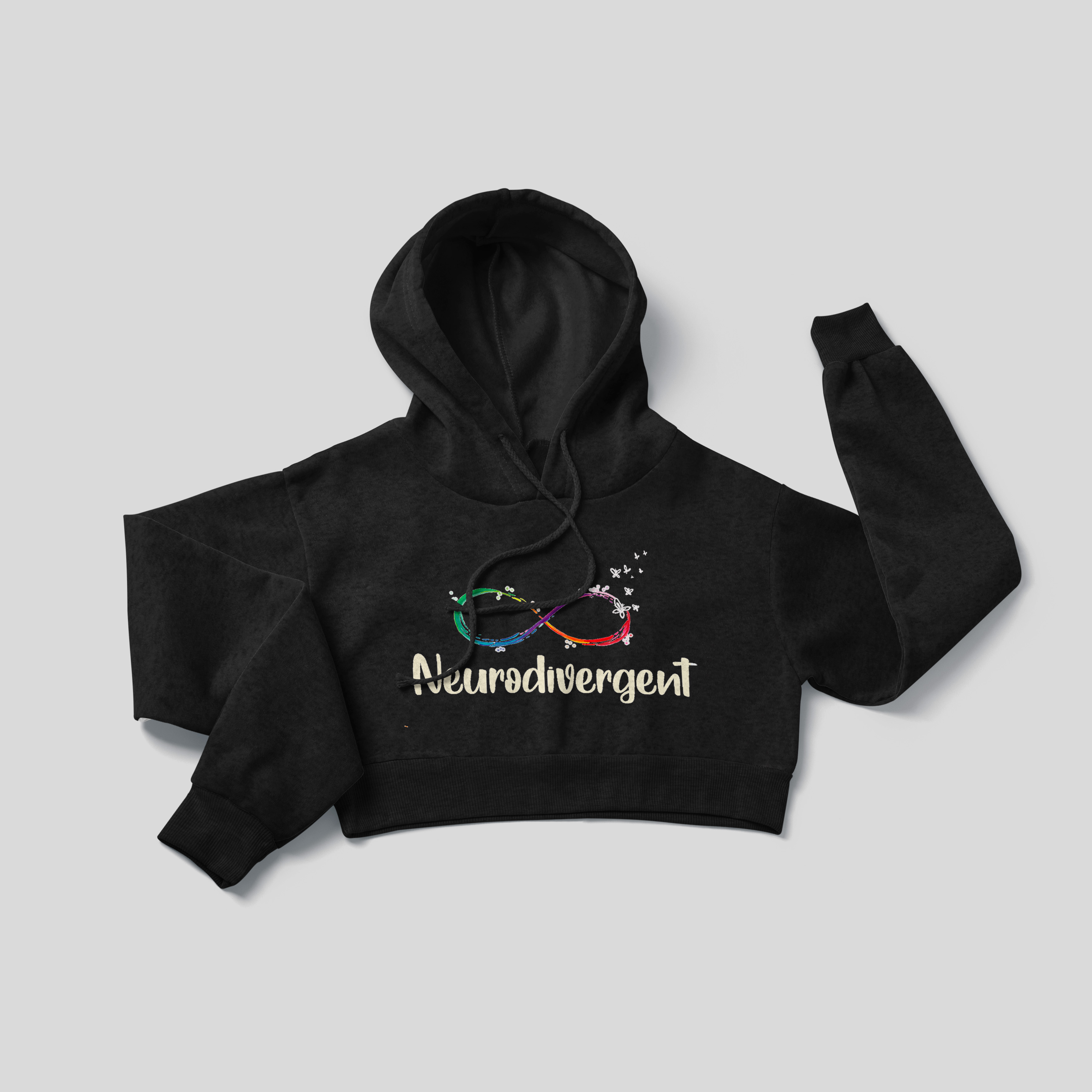 Neurodivergent 2 - Crop Hoodie