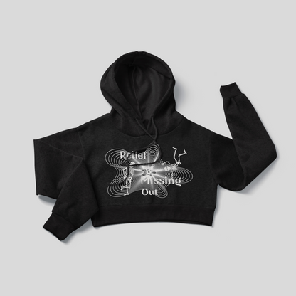 Relief of Missing Out - Crop Hoodie