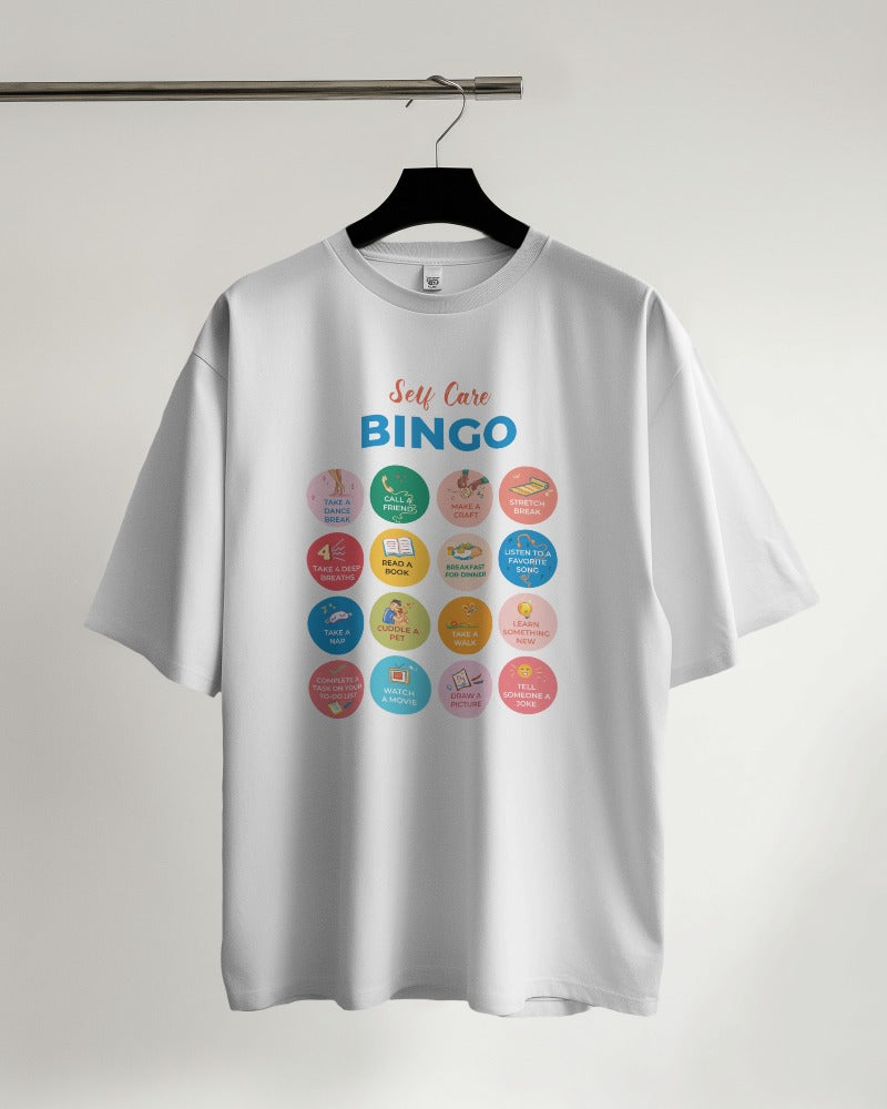 Self-Care-Bingo - Oversized Tshirt