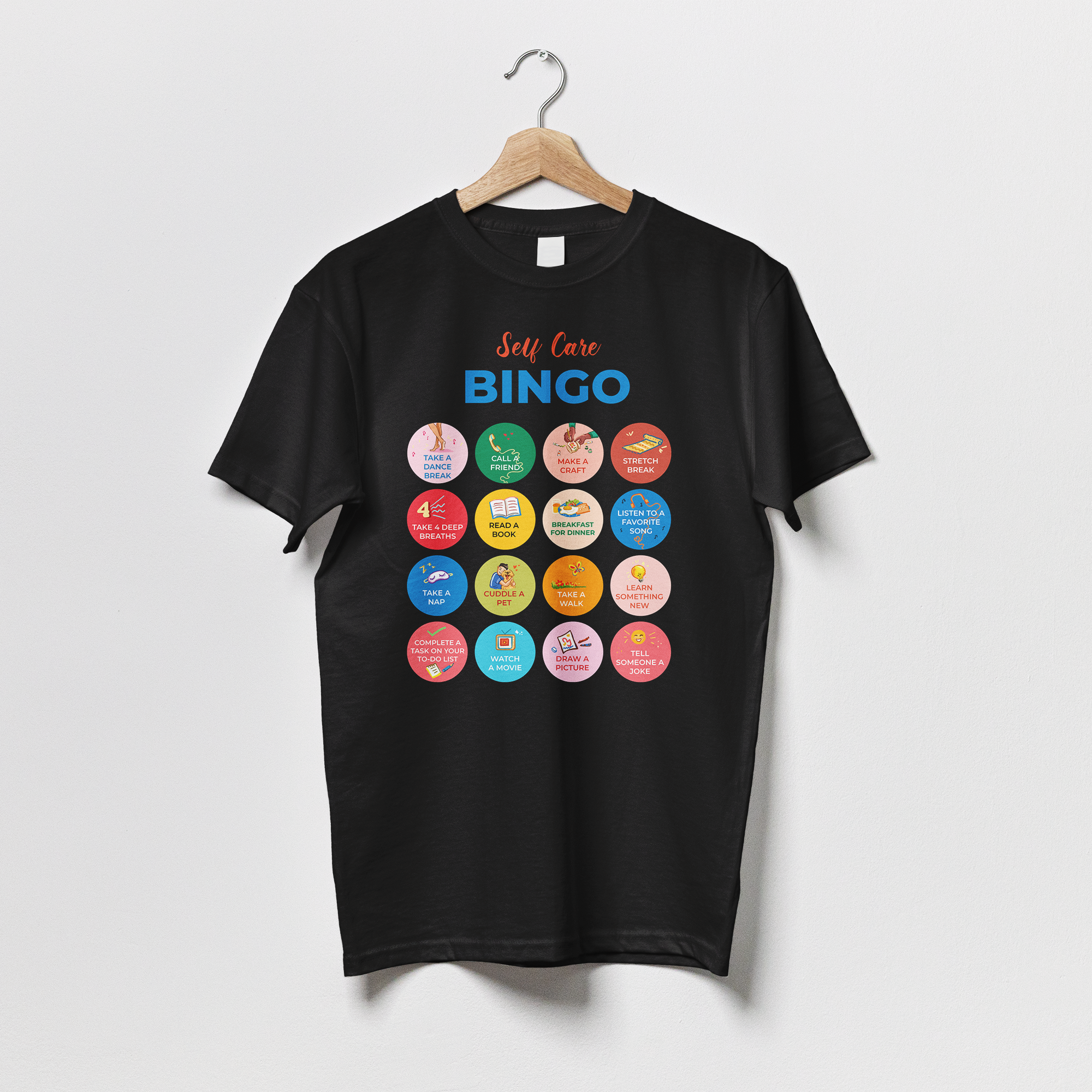 Self-Care-Bingo - Tshirt