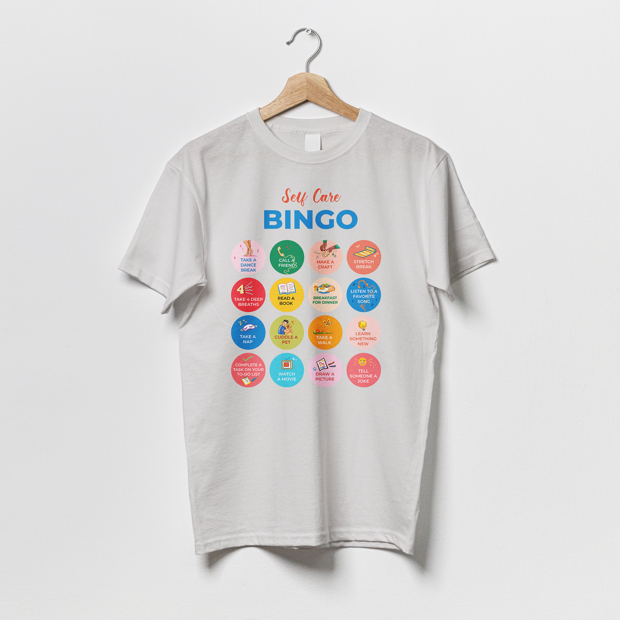 Self-Care-Bingo - Tshirt