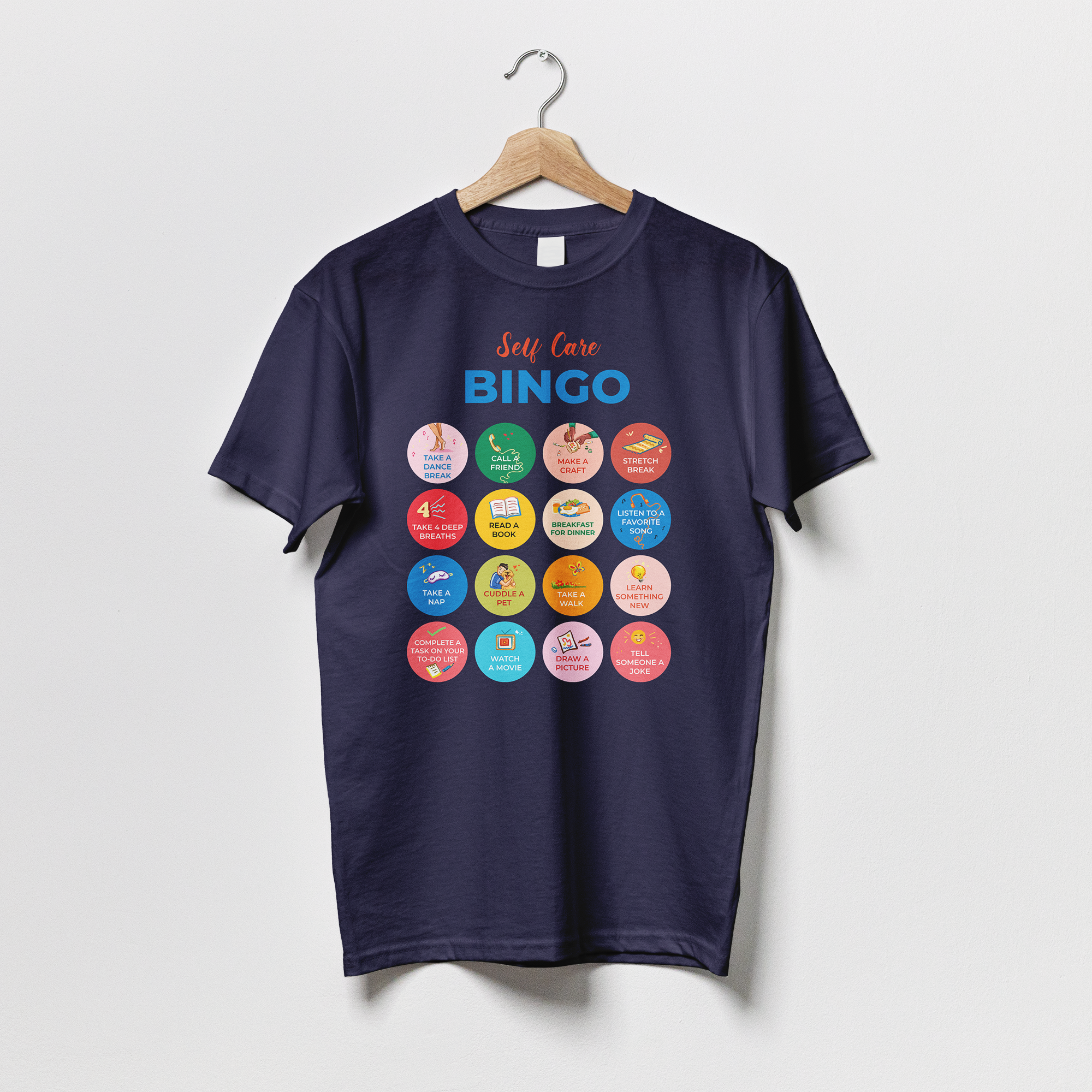 Self-Care-Bingo - Tshirt