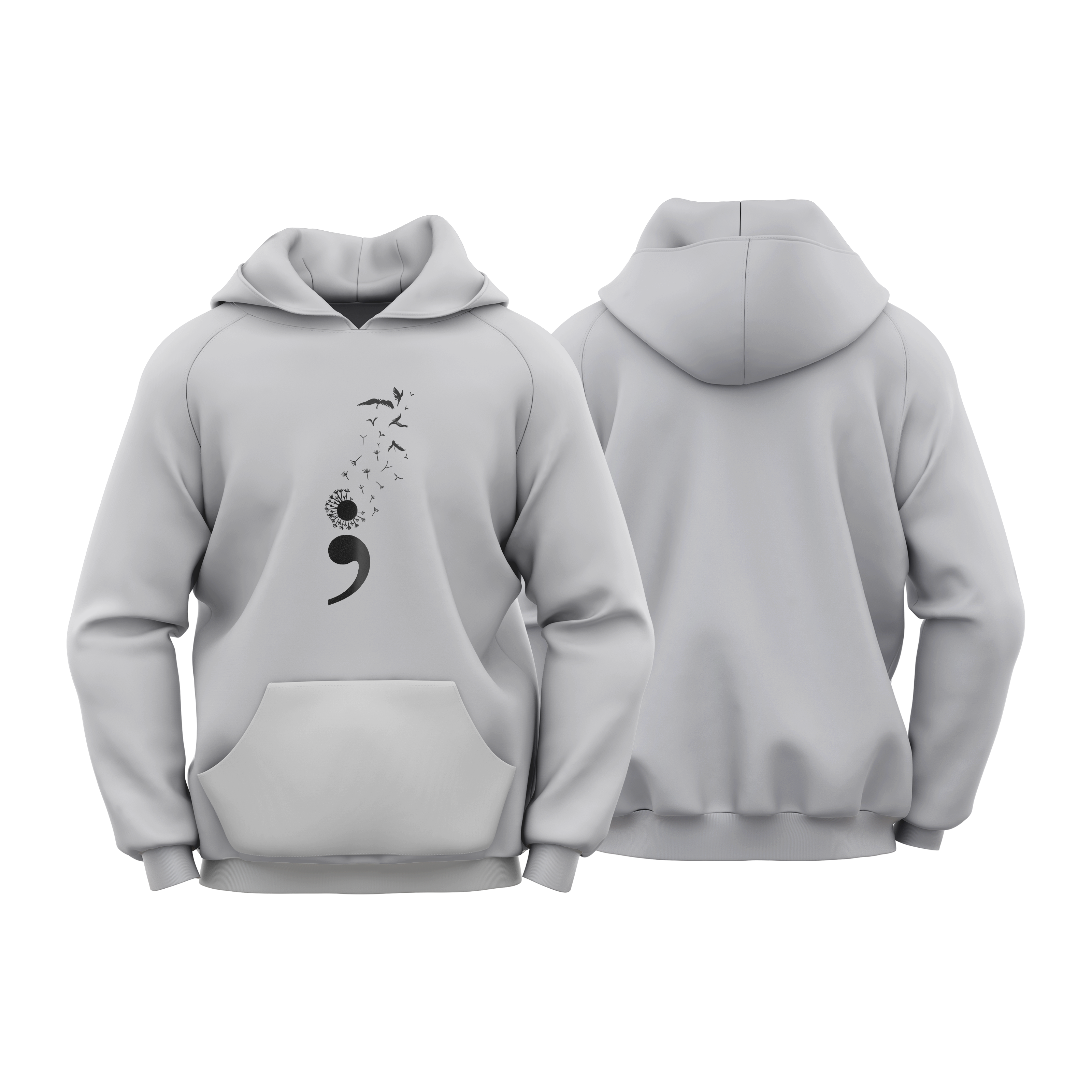 Semicolon Dandelion - Hoodie