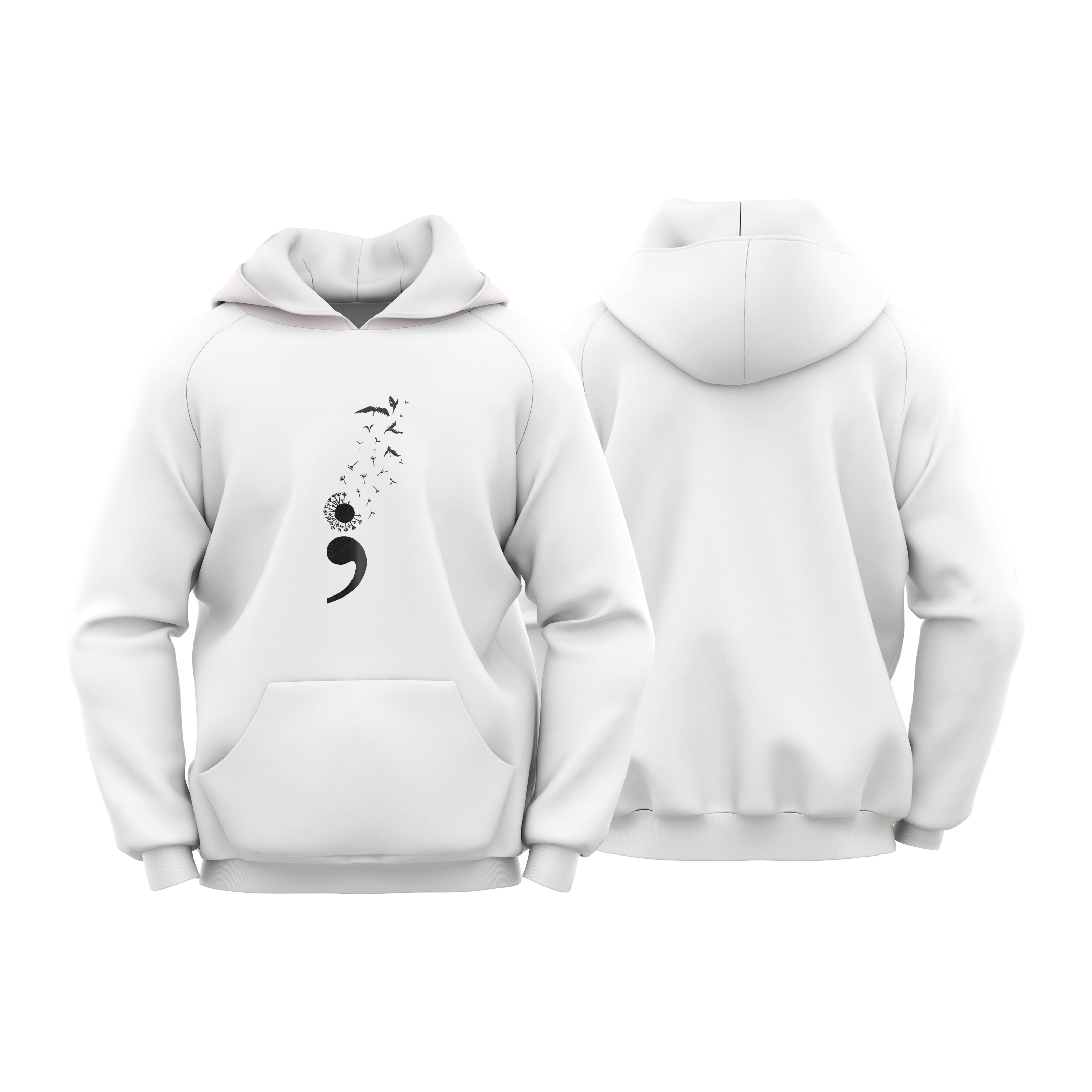 Semicolon Dandelion - Hoodie