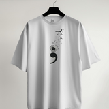 Semicolon Dandelion - Oversized Tshirt