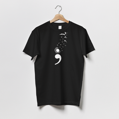 Semicolon Dandelion - Tshirt