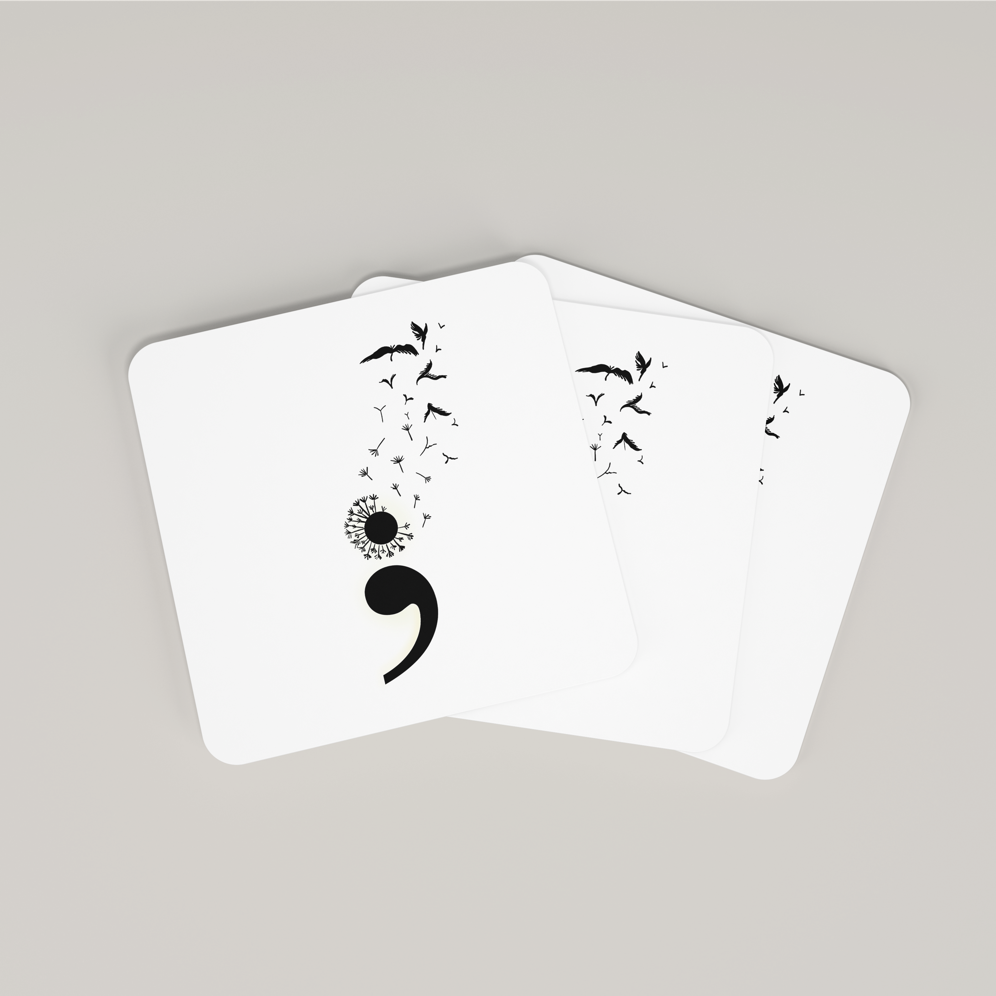 Semicolon Dandelion - Coaster
