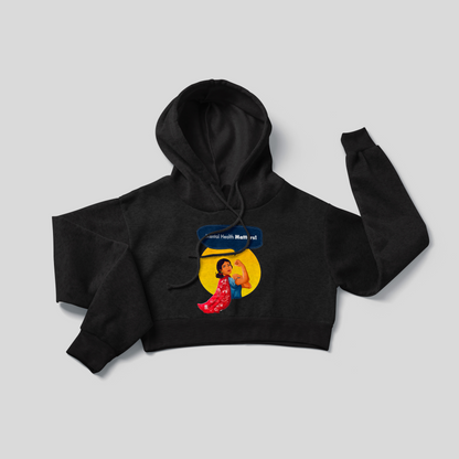 Strong Woman - Crop Hoodie