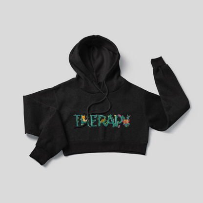 Therapy 2 - Crop Hoodie