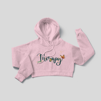 Therapy 1 - Crop Hoodie