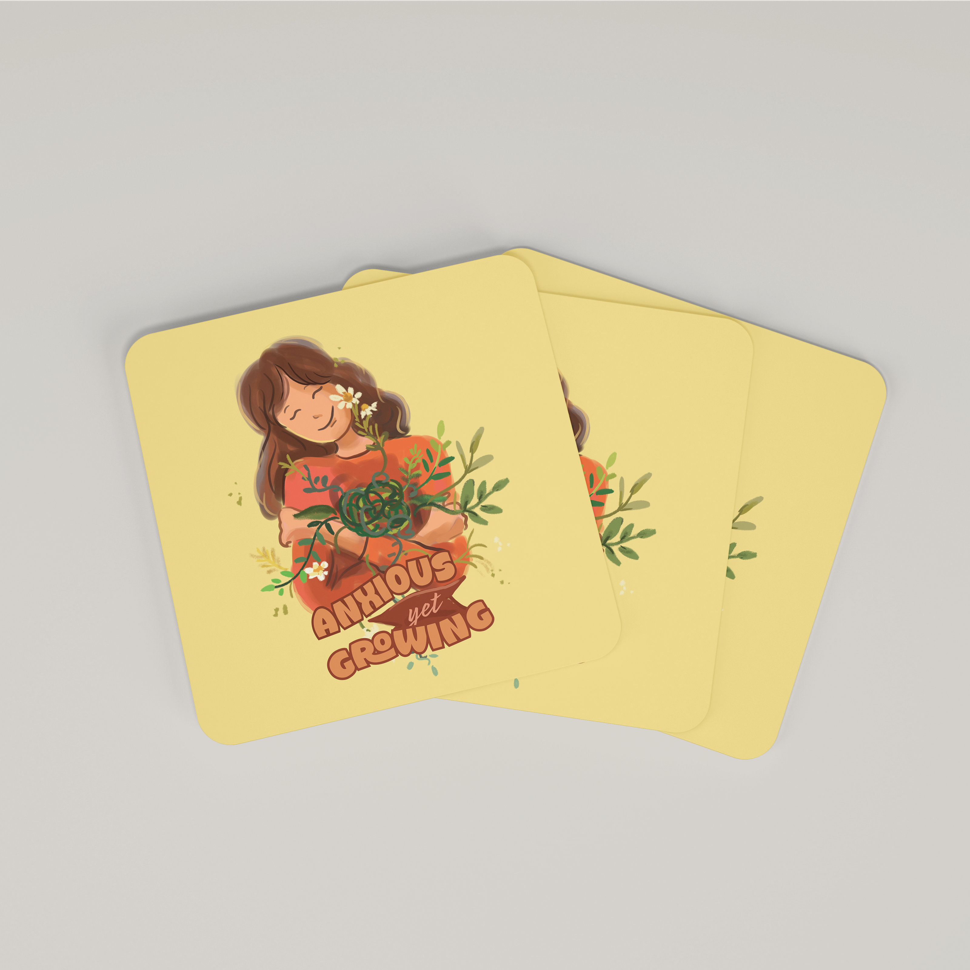 Anxious Yet Growing - Coaster