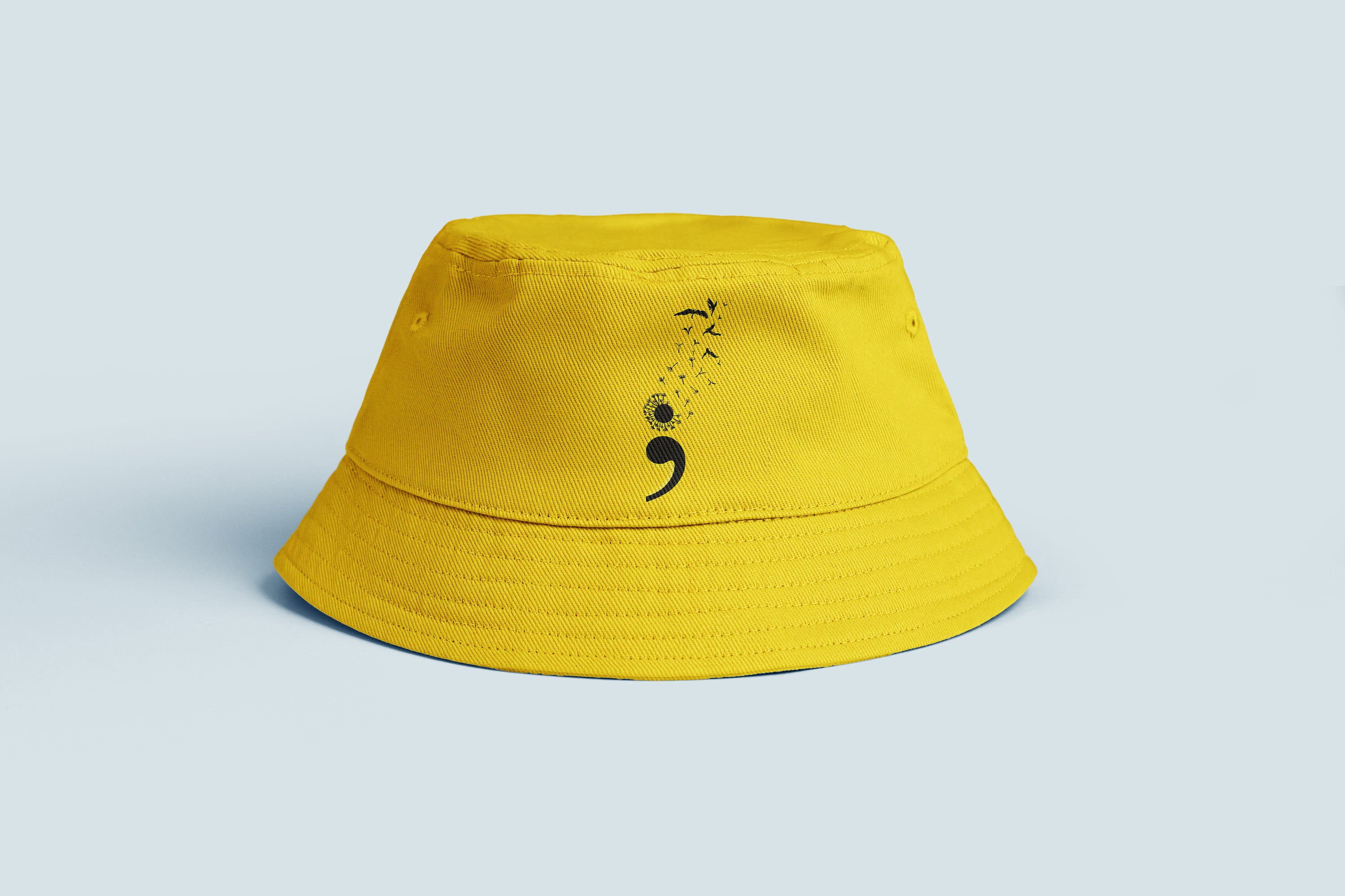 Semicolon Dandelion - Bucket Hat