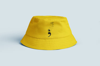 Semicolon Dandelion - Bucket Hat
