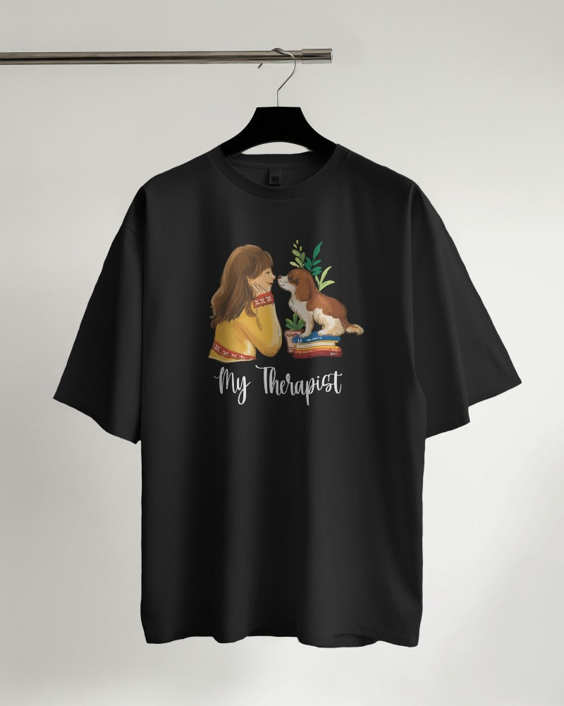 My Dog, the Therapist - Oversized Tshirt