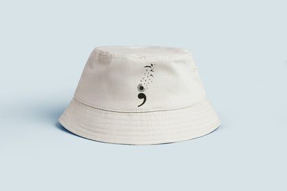 Semicolon Dandelion - Bucket Hat